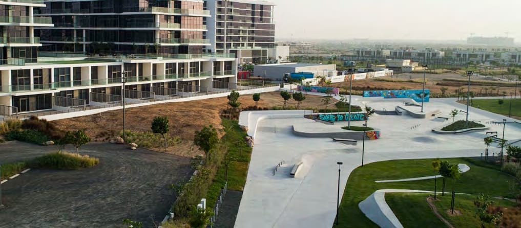 Damac Hills - Golf Town amenity Buzzing Skate Park - Damac Hills, Dubai - by DAMAC