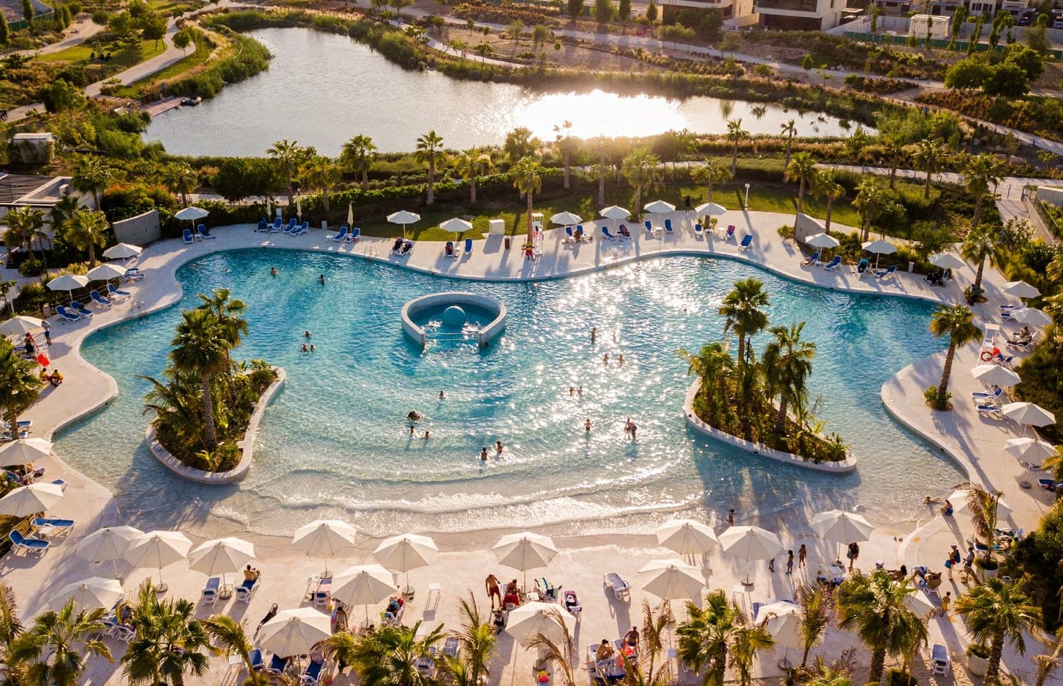 Damac Hills - Golf Town amenity Wave Pool - Damac Hills, Dubai - by DAMAC