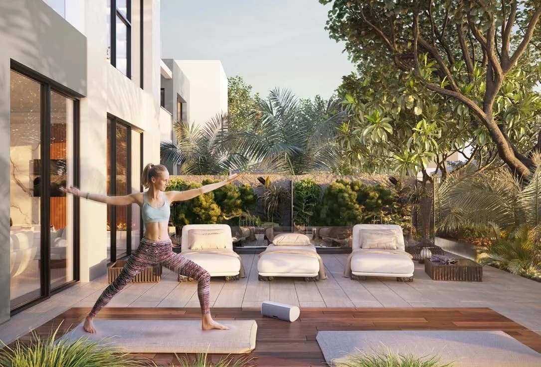 Damac Hills - Ivory amenity Outdoor Yoga Area - Damac Hills, Dubai - by DAMAC