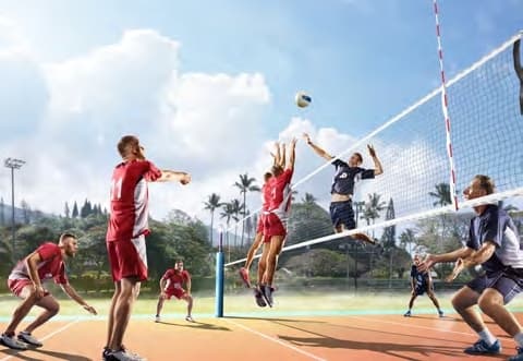 Damac Hills - Park Town amenity Volleyball Court - Damac Hills, Dubai - by DAMAC