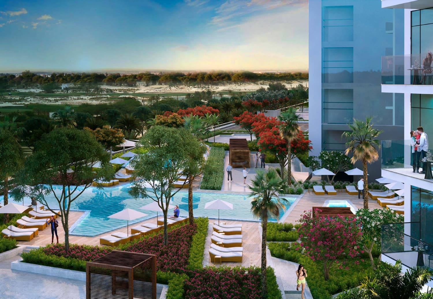 Damac Hills - Radisson Dubai amenity Swimming Pool in Damac Hills, Dubai