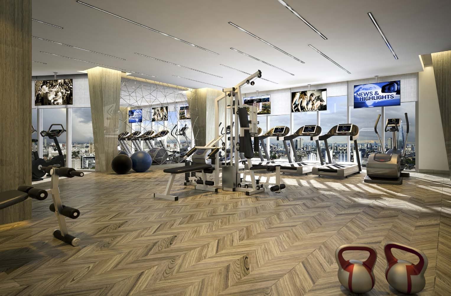Damac Hills - Radisson Dubai amenity State-Of-The-Art Gymnasium in Damac Hills, Dubai