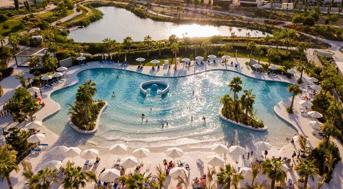 Damac Hills - The Legends amenity Malibu Bay - Wave Pool At Damac Hills in Damac Hills, Dubai