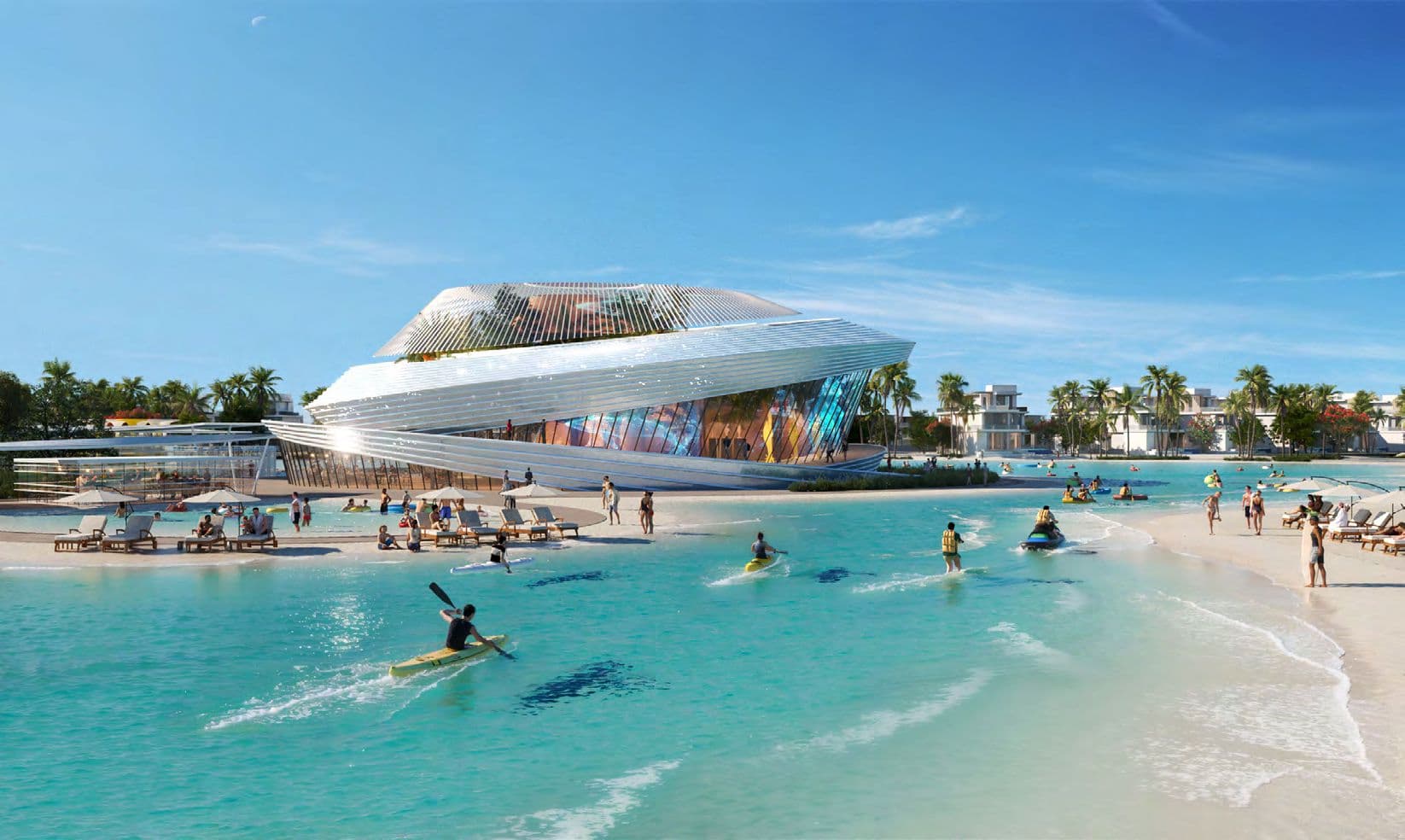 Damac Islands Phase 1 and 2 amenity Aqua Dome - Damac Suncity, Dubai - by DAMAC