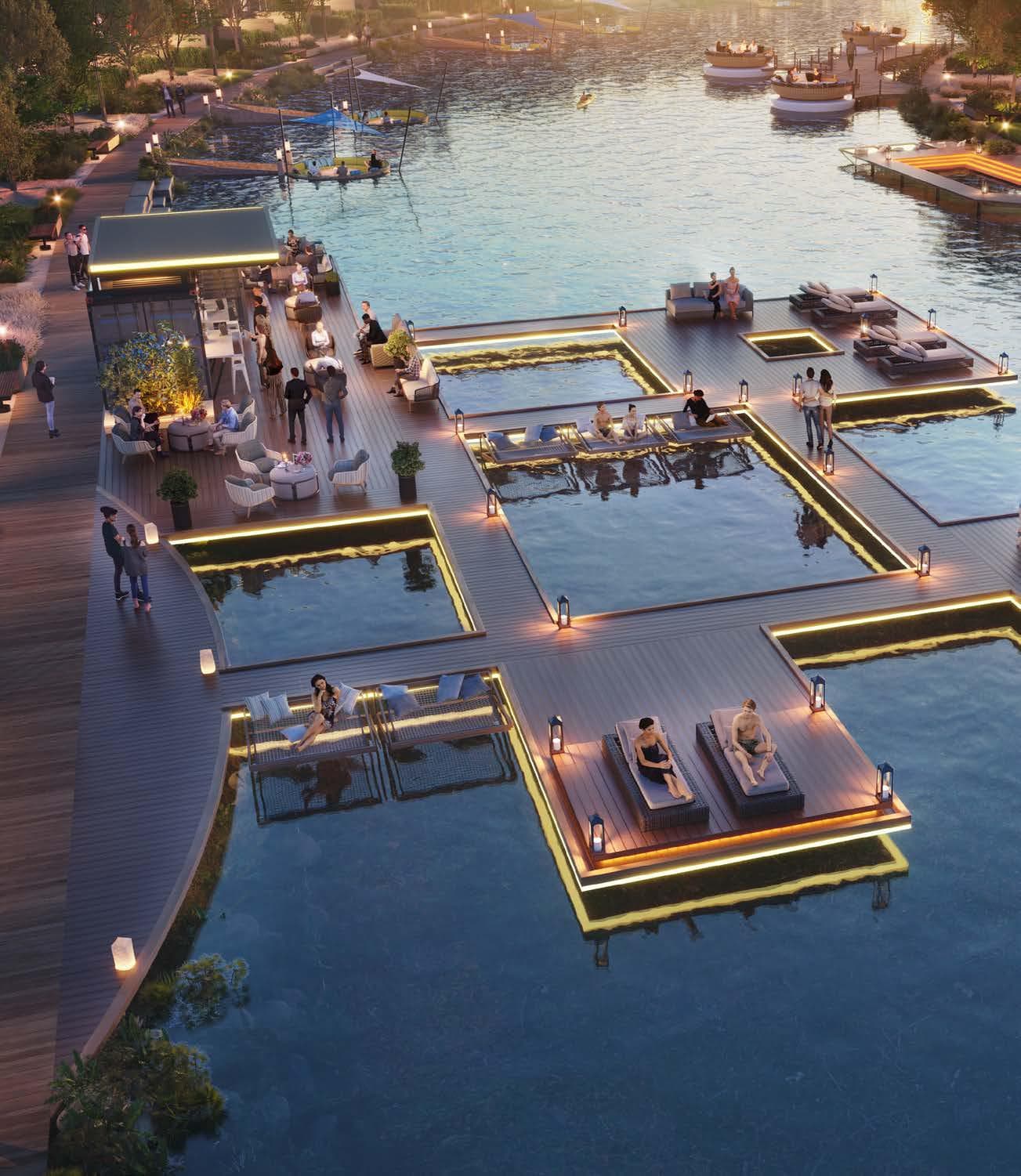Damac Islands Phase 1 and 2 amenity Overwater Floating Decks - Damac Suncity, Dubai - by DAMAC