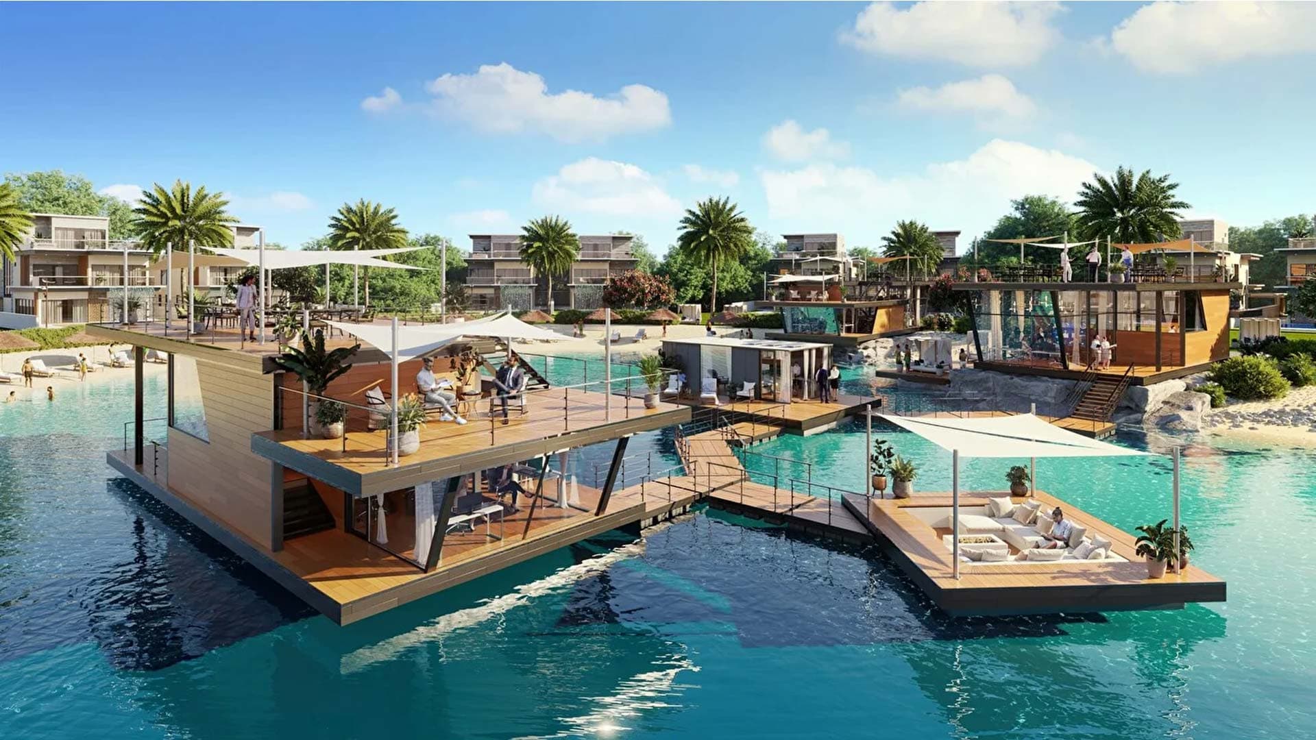 Damac Lagoons Monte Carlo amenity Private Decks - The Oasis, Dubai - by DAMAC