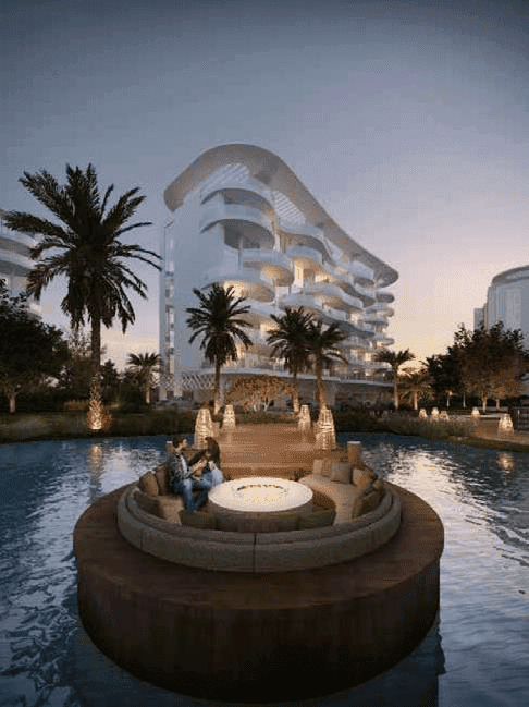 Damac Lagoons Views amenity Aqua Blaze Lounge - Damac Lagoons, Dubai - by DAMAC