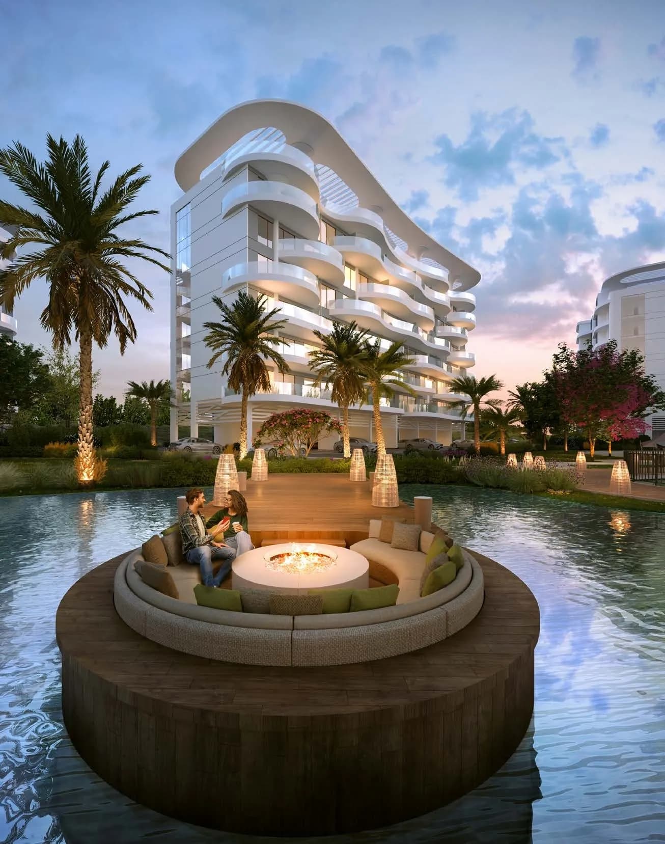 Damac Lagoons Views Phase 3 amenity Aqua Blaze Lounge - Damac Lagoons, Dubai - by DAMAC