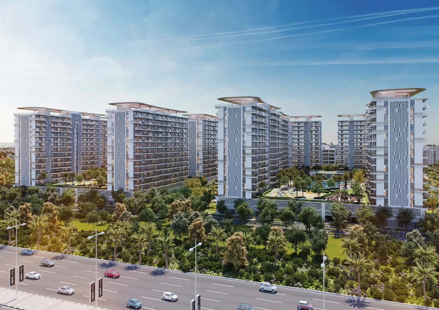 Damac Lagoons Views Phase 3 exterior view - Damac Lagoons, Dubai - by DAMAC