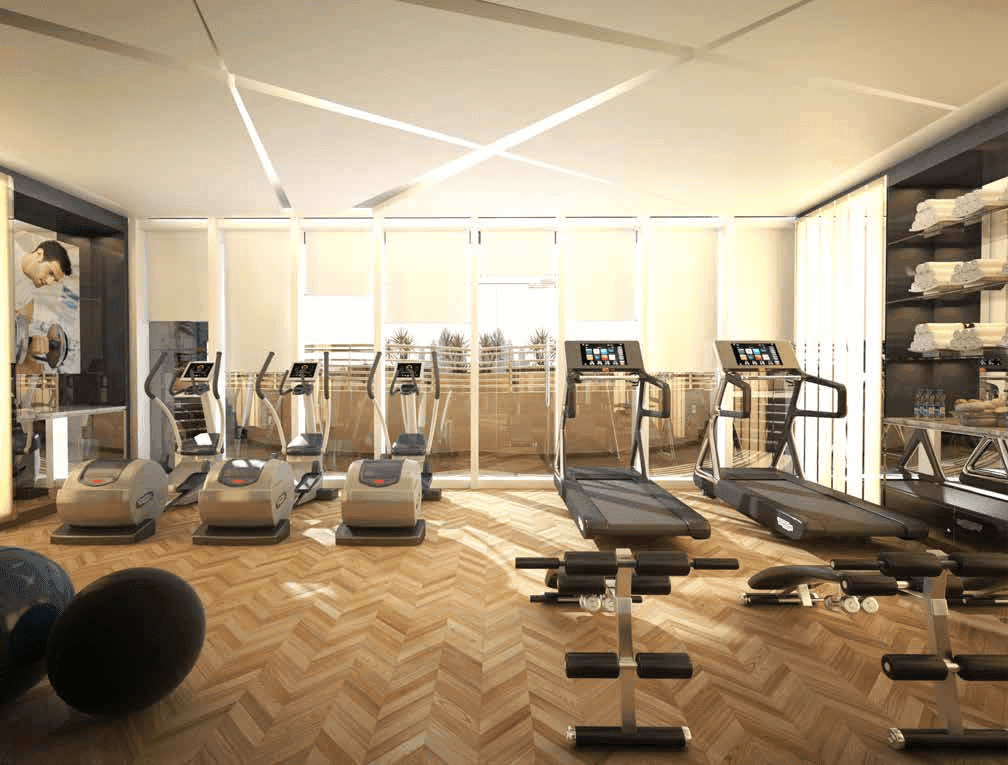 DAMAC Majestine amenity State-Of-The-Art Gymnasium in Business Bay, Dubai