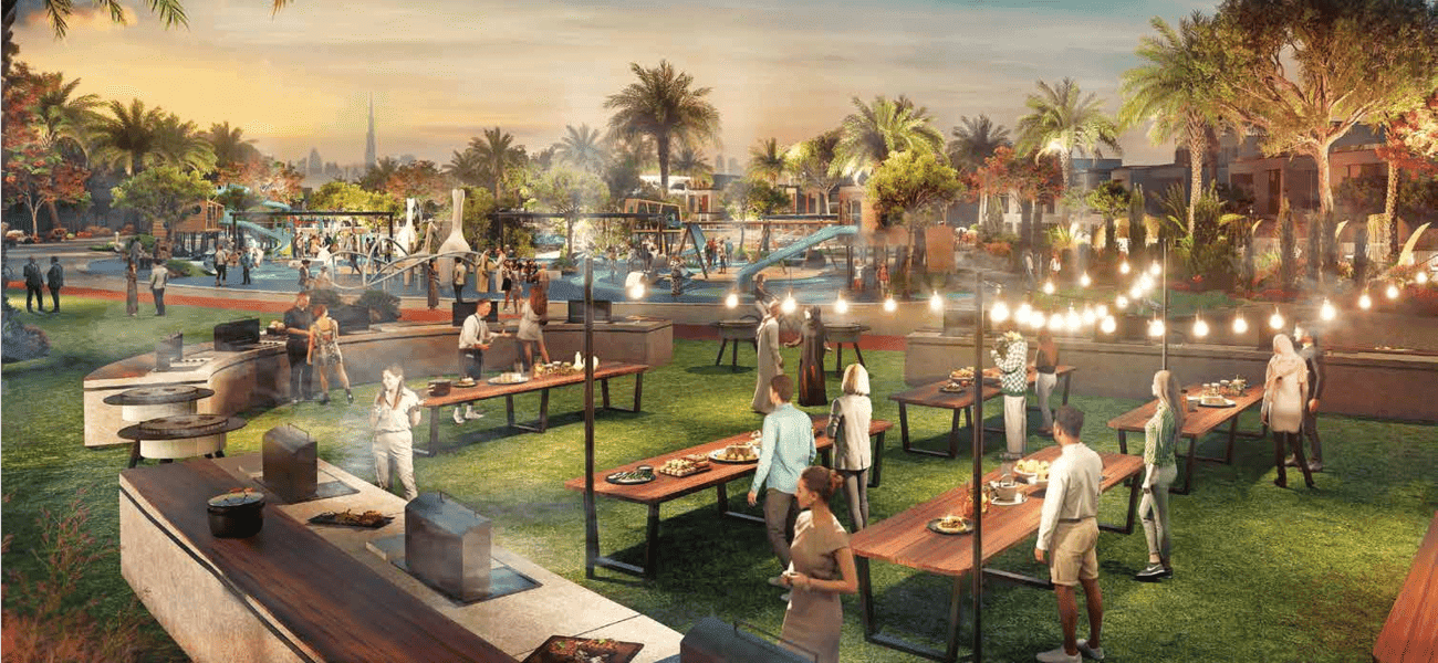 Damac Riverside Views amenity Bbq & Live Cooking Station - Damac Riverside, Dubai - by DAMAC