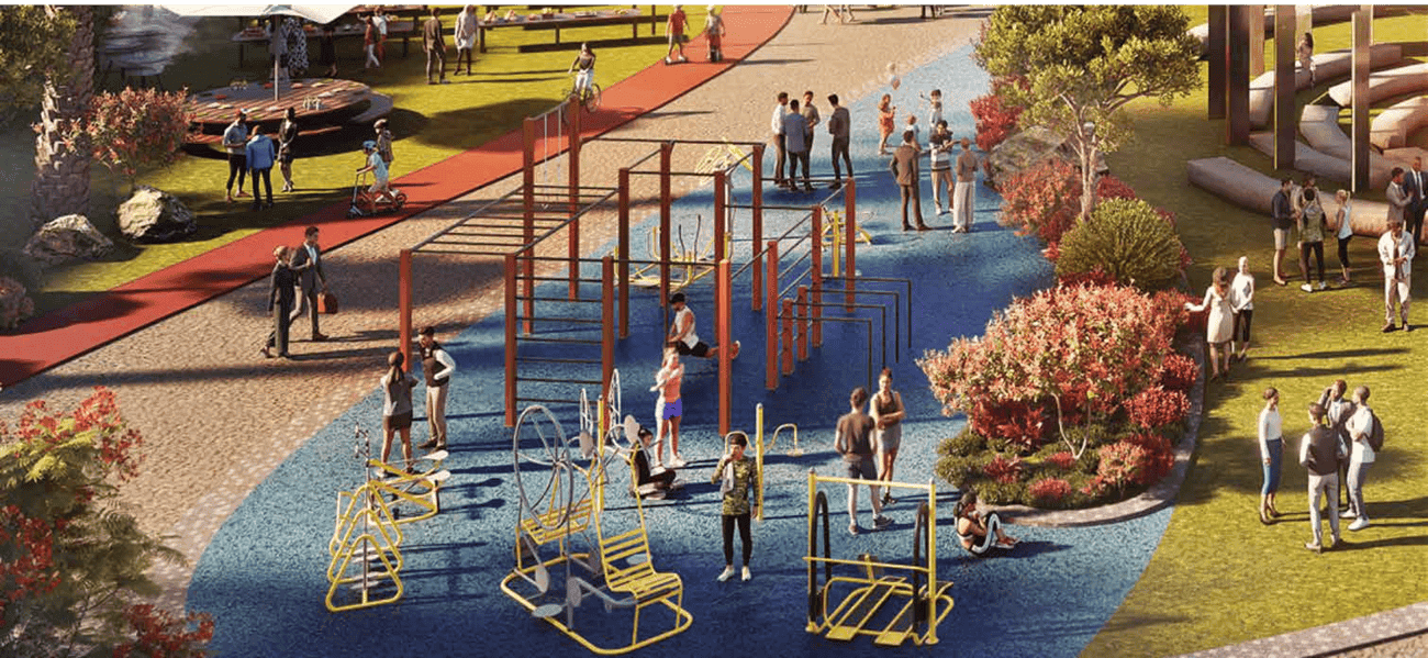 Damac Riverside Views amenity Callisthenics Stations - Damac Riverside, Dubai - by DAMAC