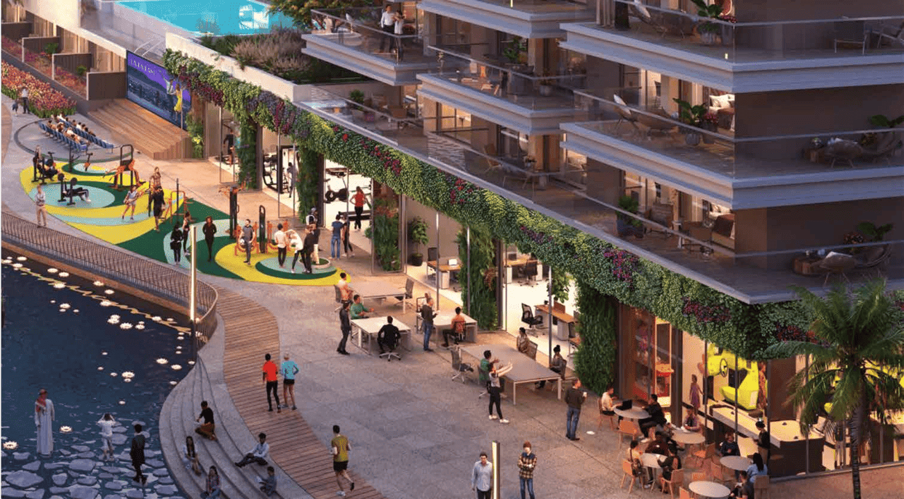 Damac Riverside Views amenity Clubhouse & Retail - Damac Riverside, Dubai - by DAMAC