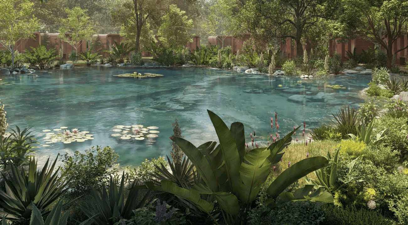 Damac Riverside Views amenity Essential Oil Lakes - Damac Riverside, Dubai - by DAMAC