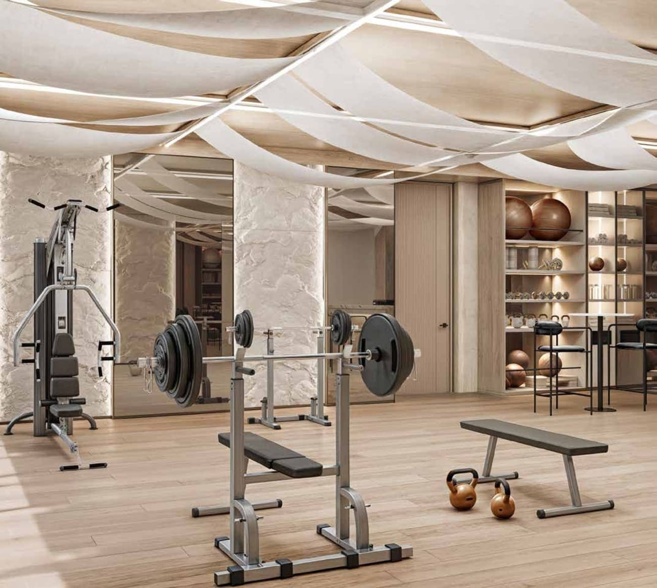 Damac Safa Gate amenity Gravity Gym in Safa Park, Dubai