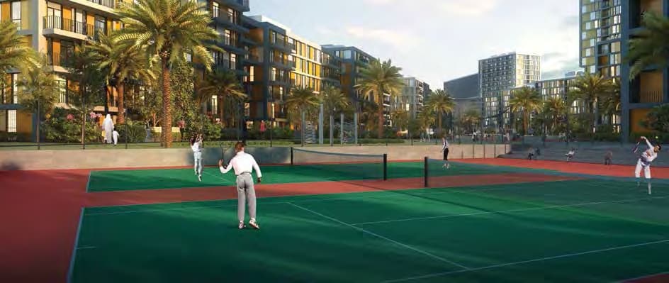 Dania amenity Tennis Court - Dubai Production City, Dubai - by Deyaar