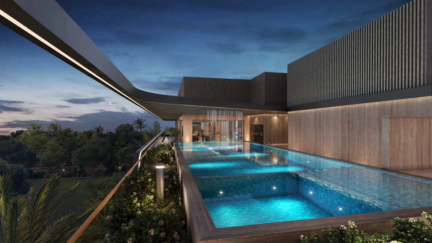 Derby Heights by AMIS amenity Infinity Pool - MBR District 11 (Meydan South), Dubai - by AMIS Development