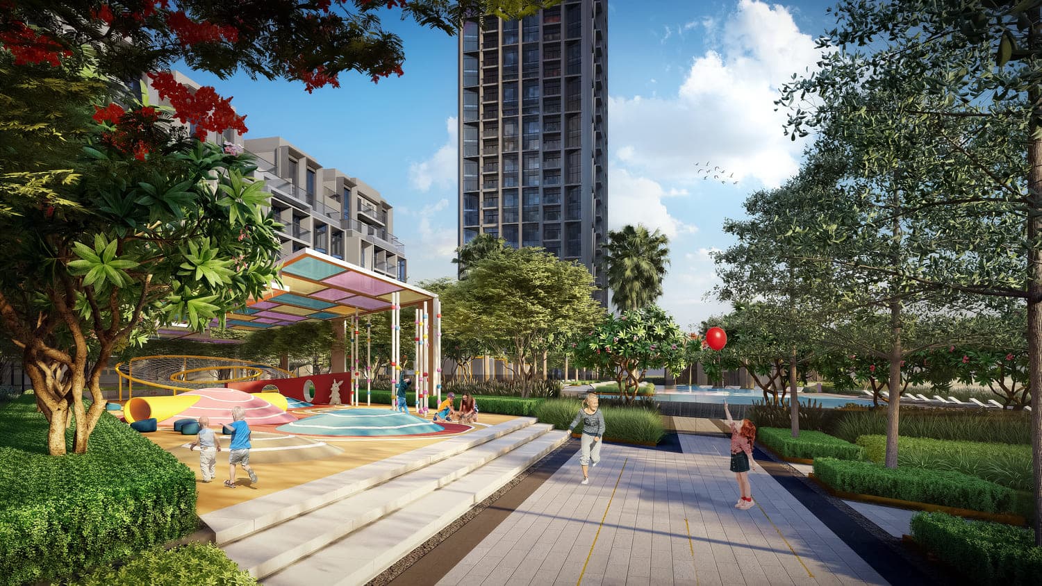 Design Quarter amenity Play Area in Dubai Design District, Dubai, by Meraas