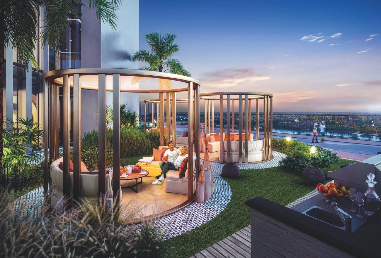 Diamondz amenity Cabana Seating - JLT (Jumeirah Lake Towers), Dubai - by Danube