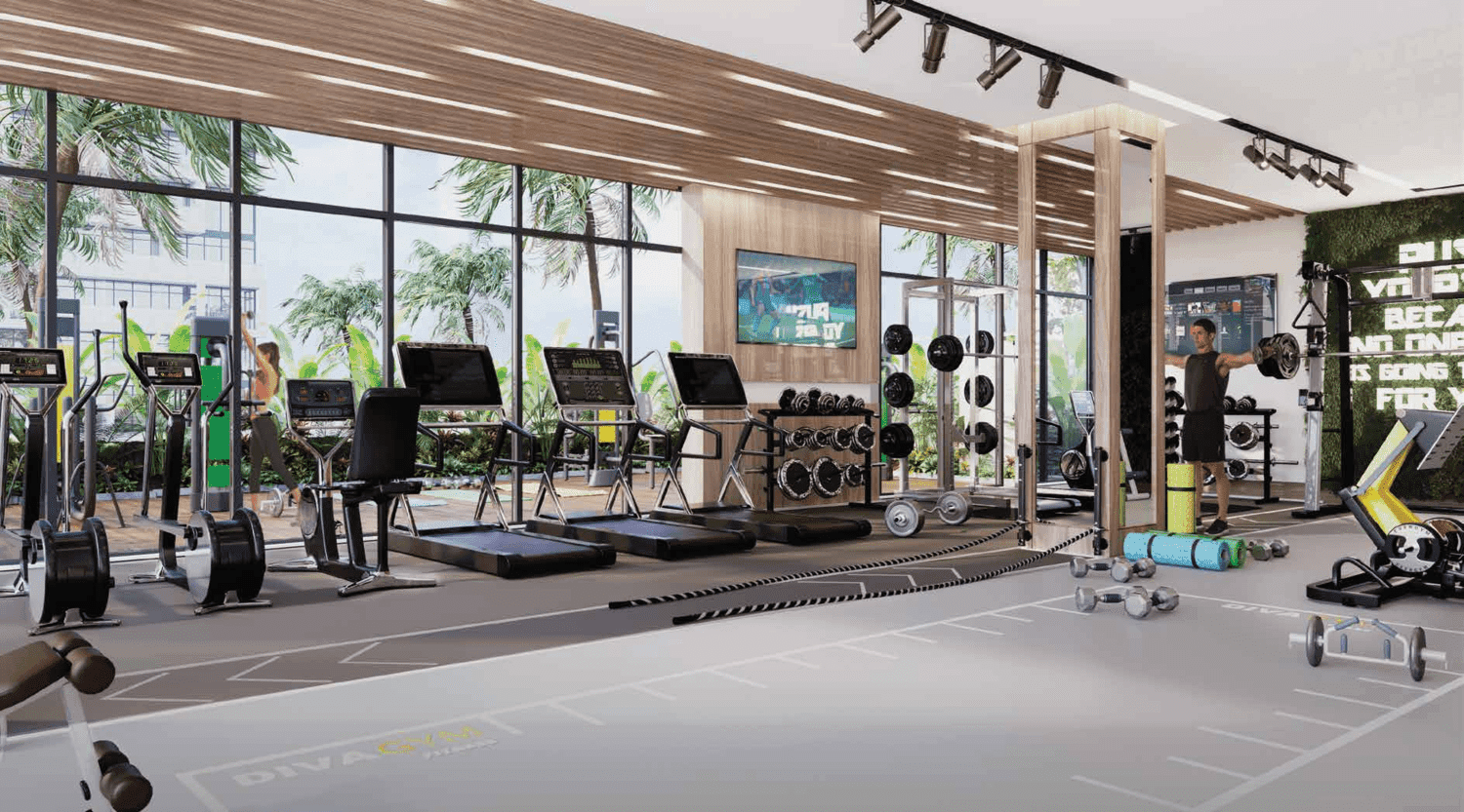 Diva at the Bay amenity Gym - Yas Island, Dubai - by Reportage Properties