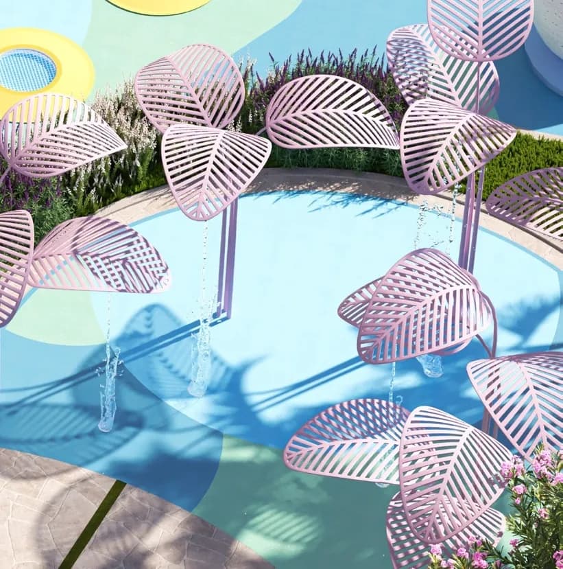 Divine Al Barari amenity Kids’ Splash Pad - Majan, Dubai - by Takmeel Real Estate Development
