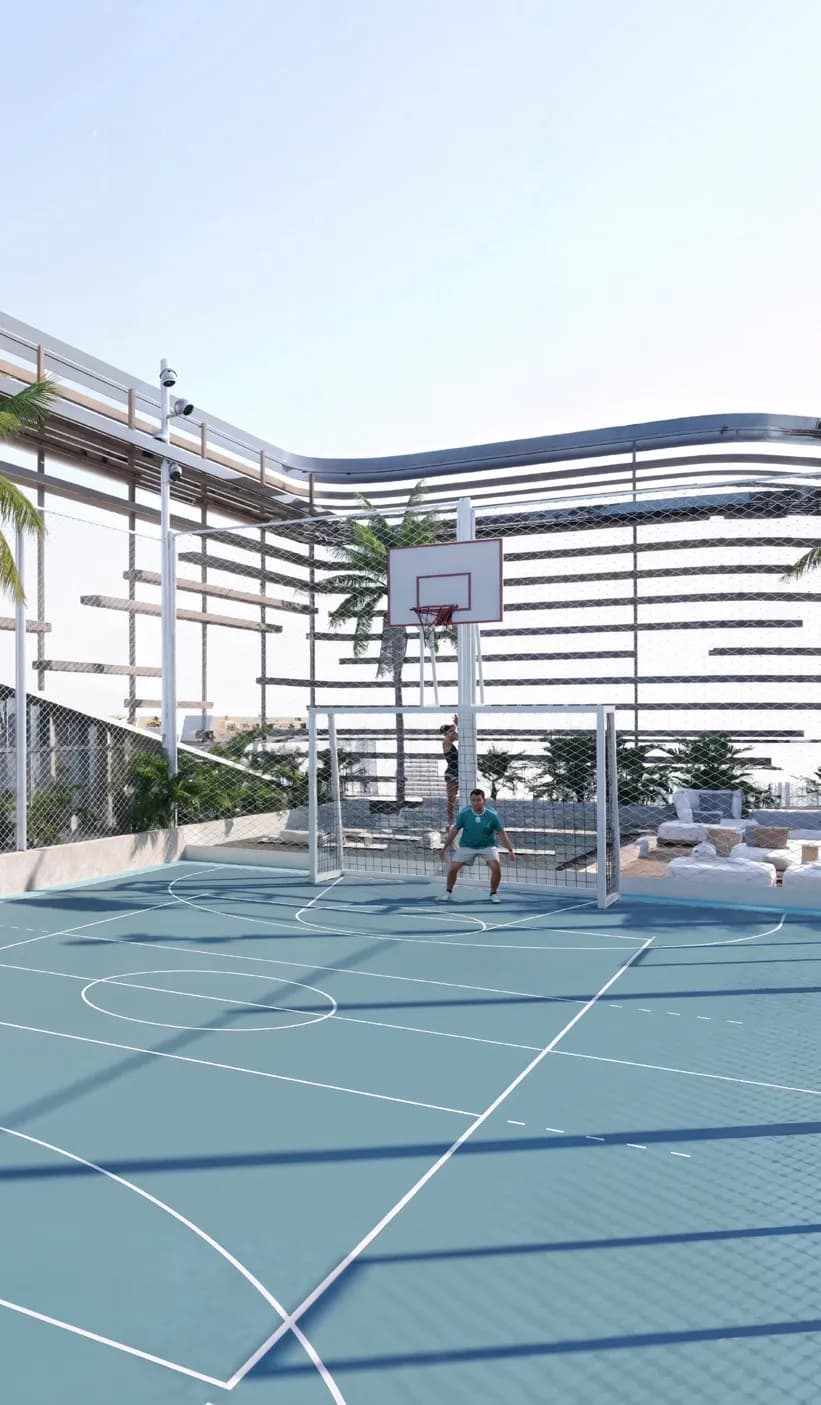 Divine Al Barari amenity Multi-purpose Sports - Majan, Dubai - by Takmeel Real Estate Development