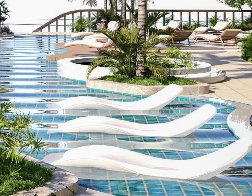 Divine Al Barari amenity Sundeck - Majan, Dubai - by Takmeel Real Estate Development
