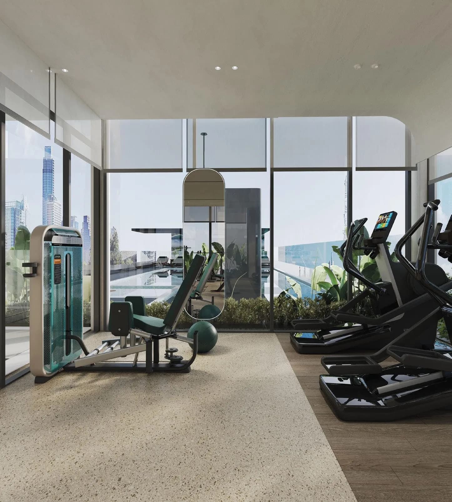 Divine Elements amenity Fully Equipped Gym - Madinat Al Mataar, Dubai - by Takmeel Real Estate Development