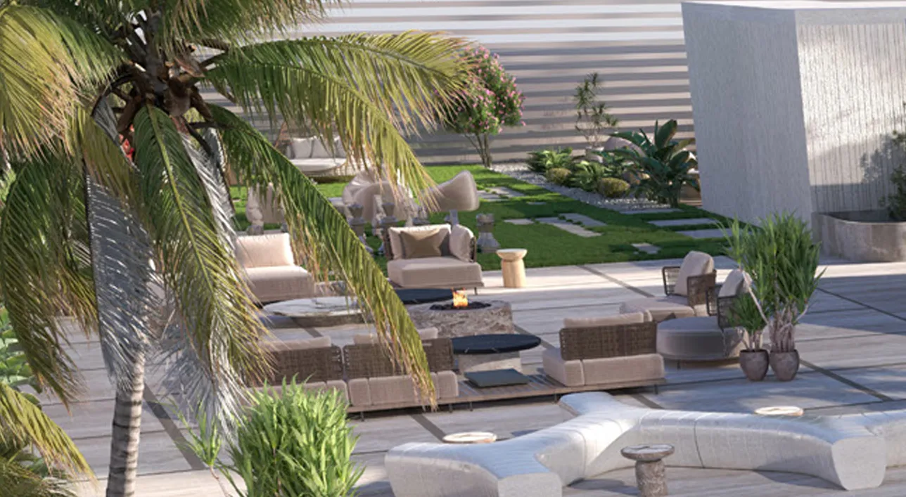 Divine Elements amenity Seating Areas - Madinat Al Mataar, Dubai - by Takmeel Real Estate Development