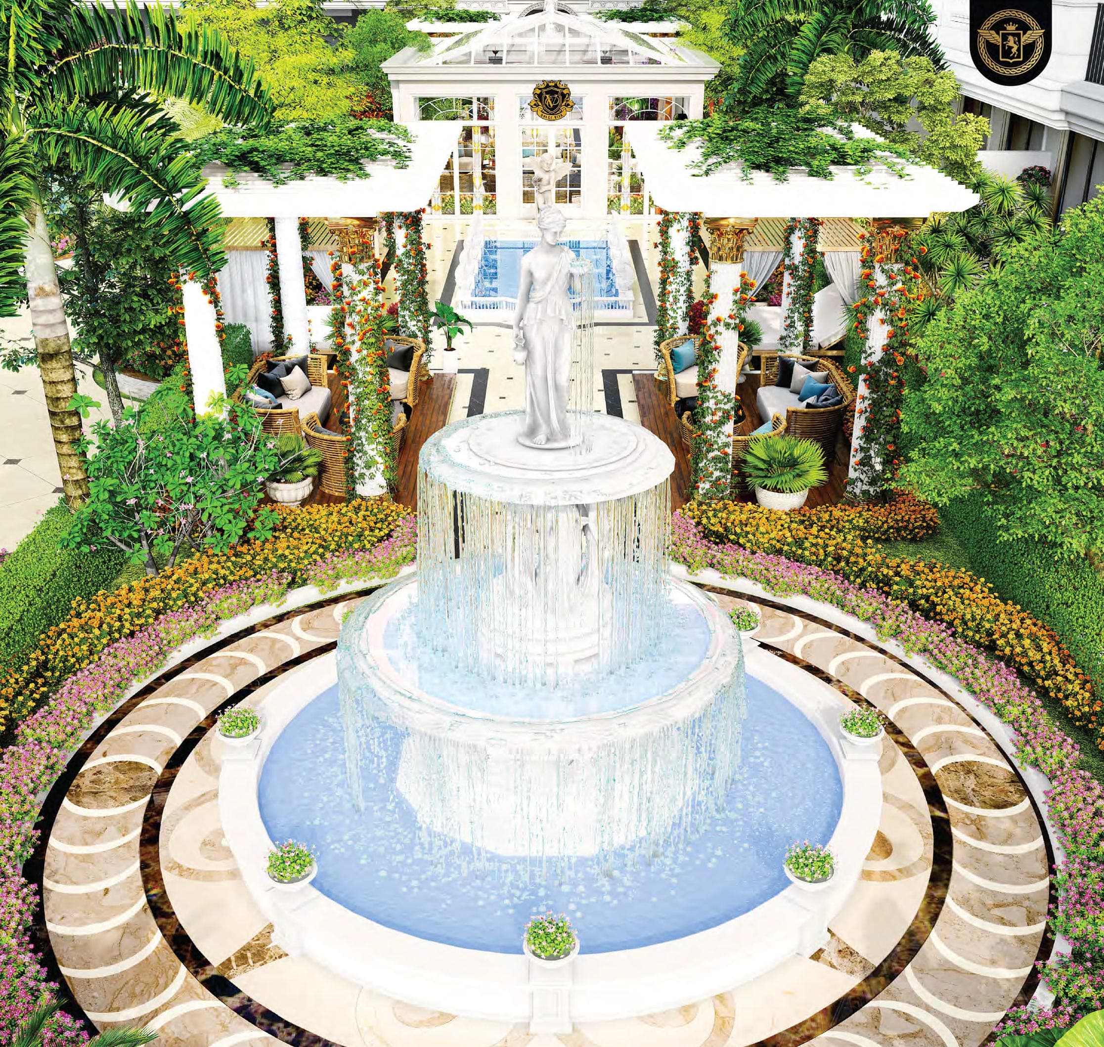 Dolce Vita amenity Garden Of Florence - Arjan, Dubai - by Vincitore
