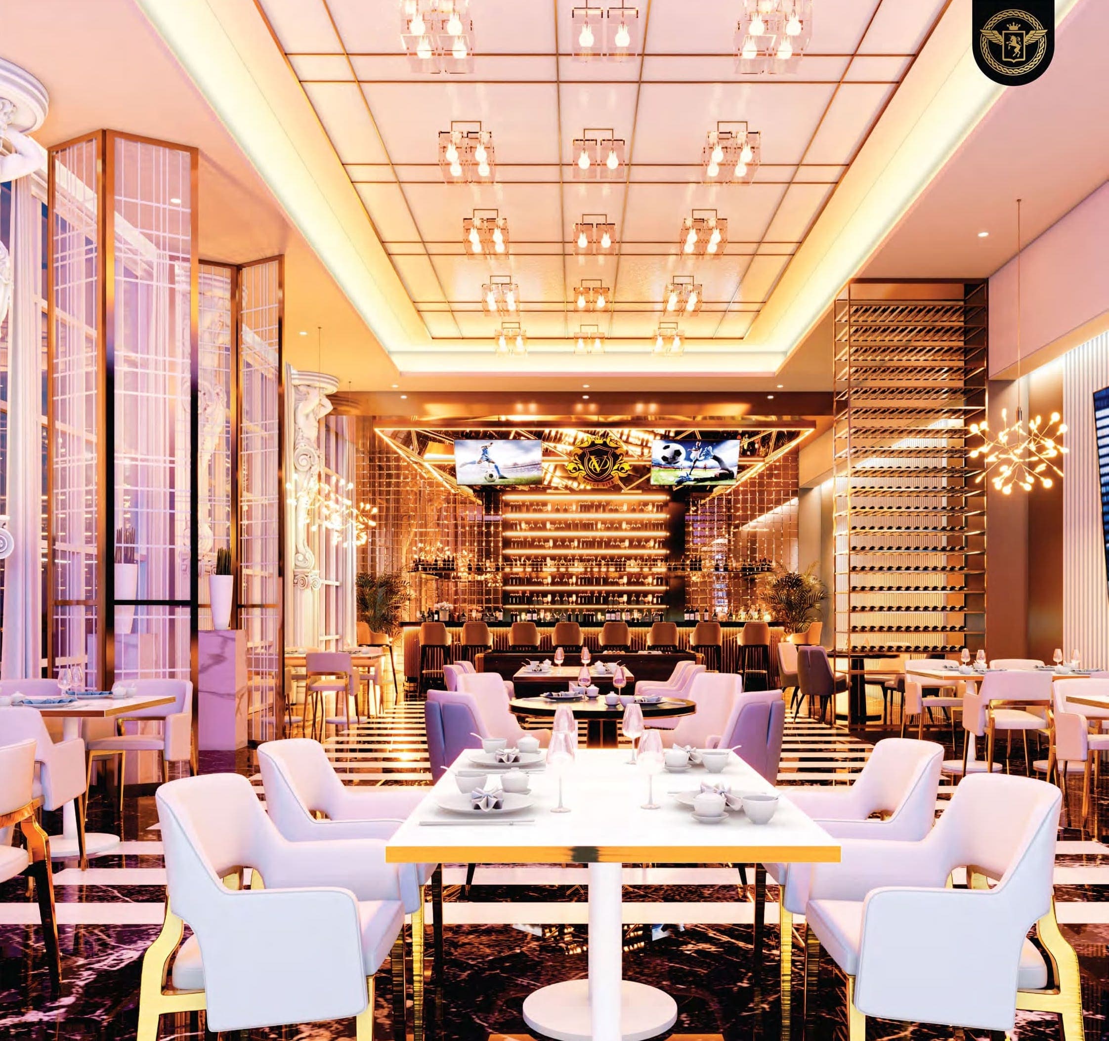 Dolce Vita amenity Hampione Sports Bar - Arjan, Dubai - by Vincitore