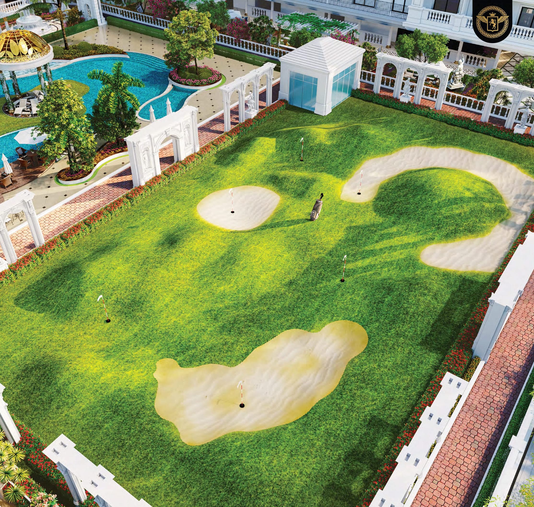 Dolce Vita amenity Verde Golf - Arjan, Dubai - by Vincitore