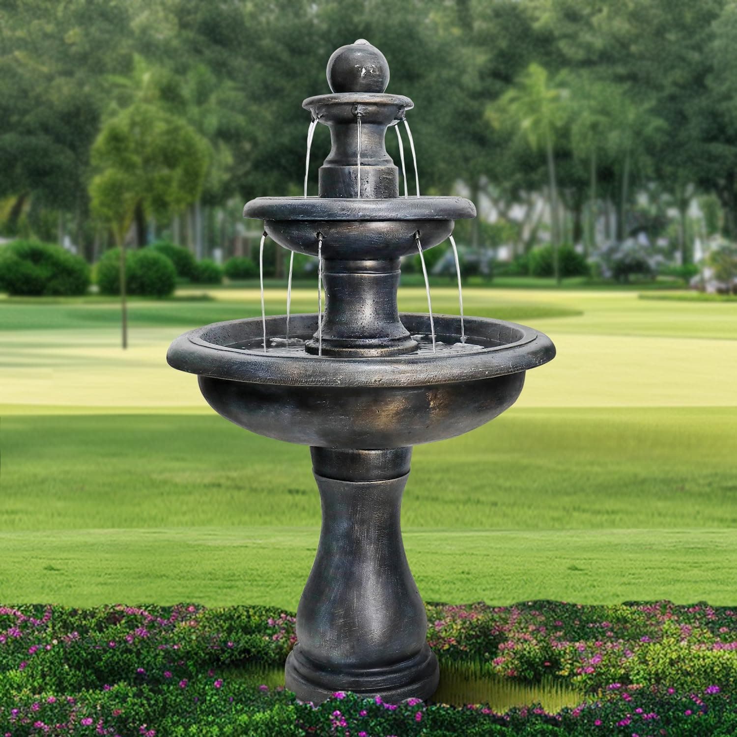 Dubai’s Hills Fairways 69 amenity Fountain - Dubai Hills, Dubai - by Wellington Developments