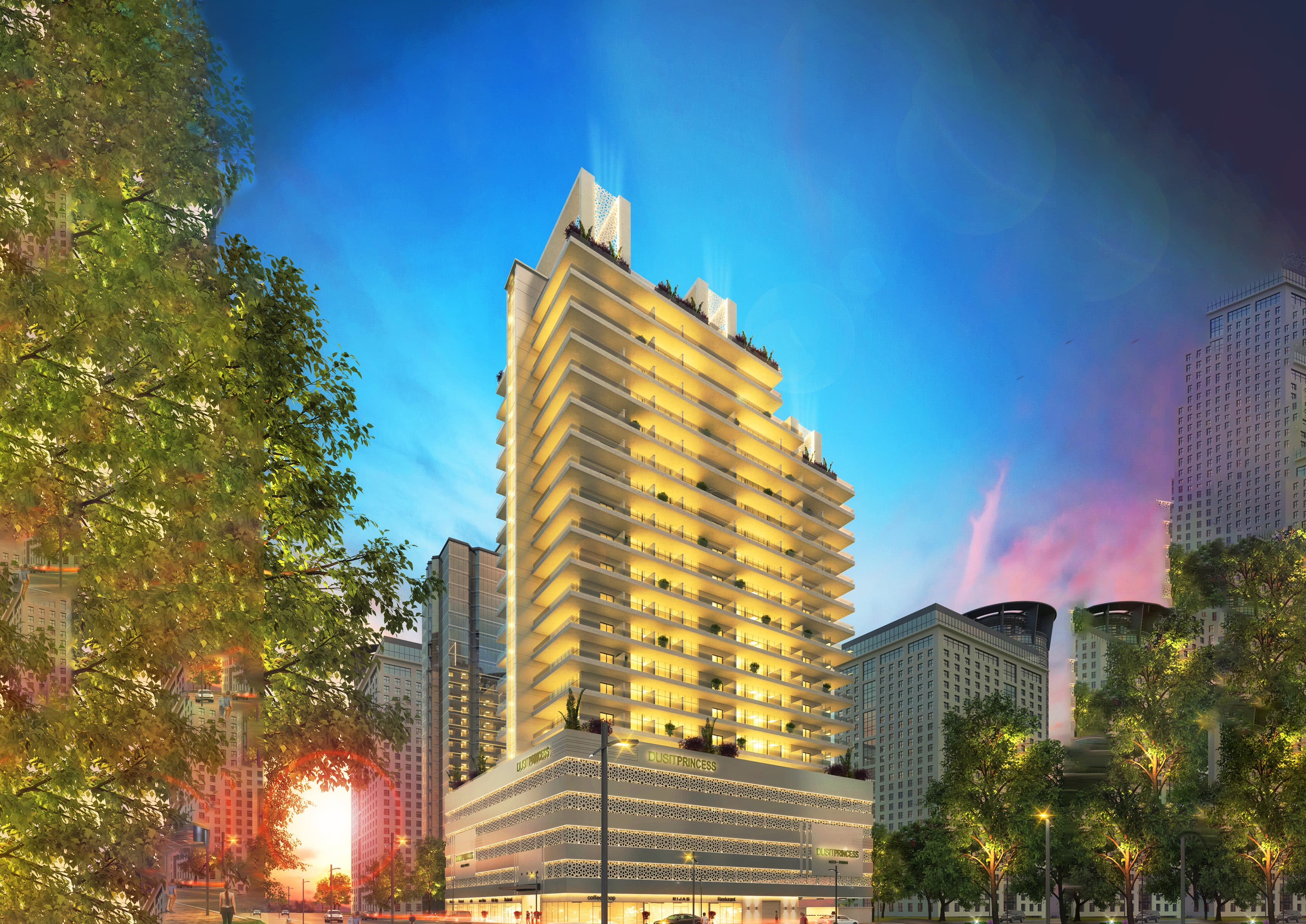 Dusit Princess exterior view - JVC (Jumeirah Village Circle), Dubai - by Rijas Aces Property