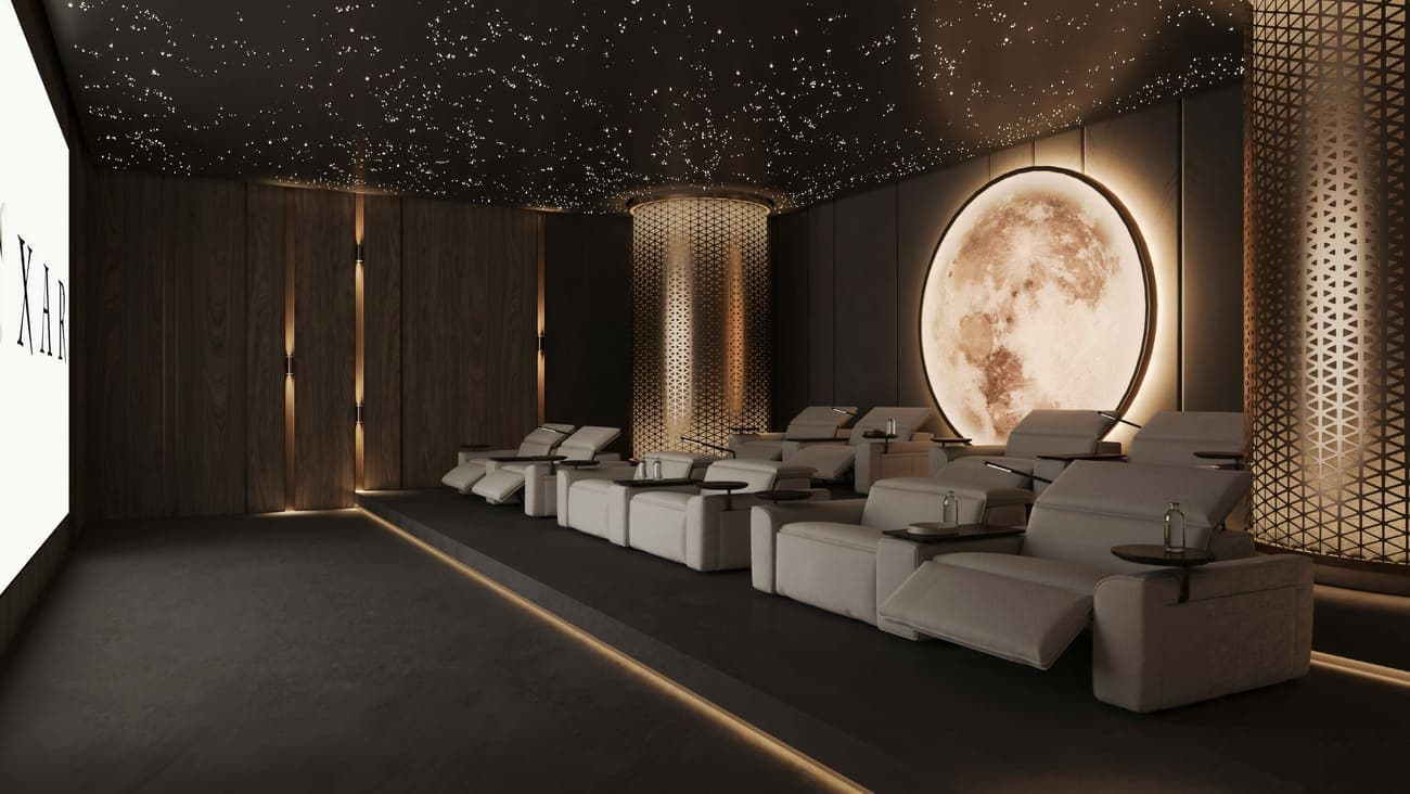 DWTN Residences amenity Cinema Room in Business Bay, Dubai, by Deyaar