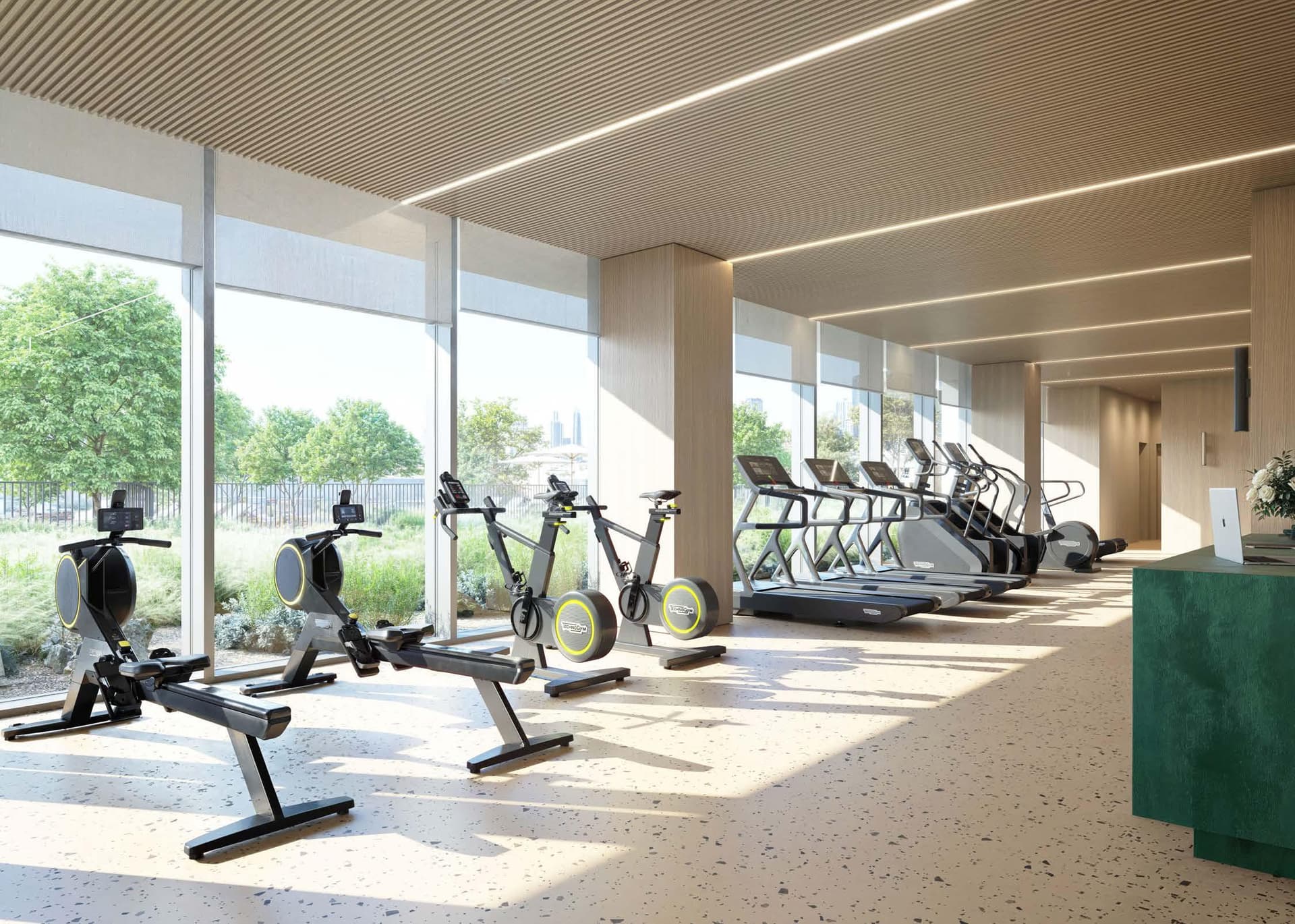 Eden House The Park amenity State-Of-The-Art Fitness Centers in Al Wasl, Dubai, by H&H Development
