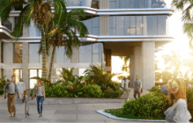 Edgewater Residences 1, 2 and 3 amenity Outdoor Walking Area - Dubai Islands, Dubai - by MGS-Development