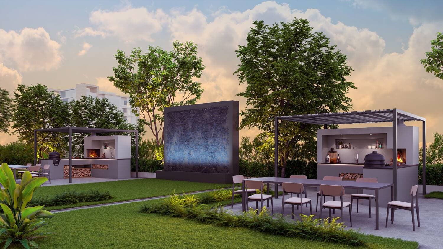 Elano amenity Barbeque Stations in Arjan, Dubai, by ORO 24