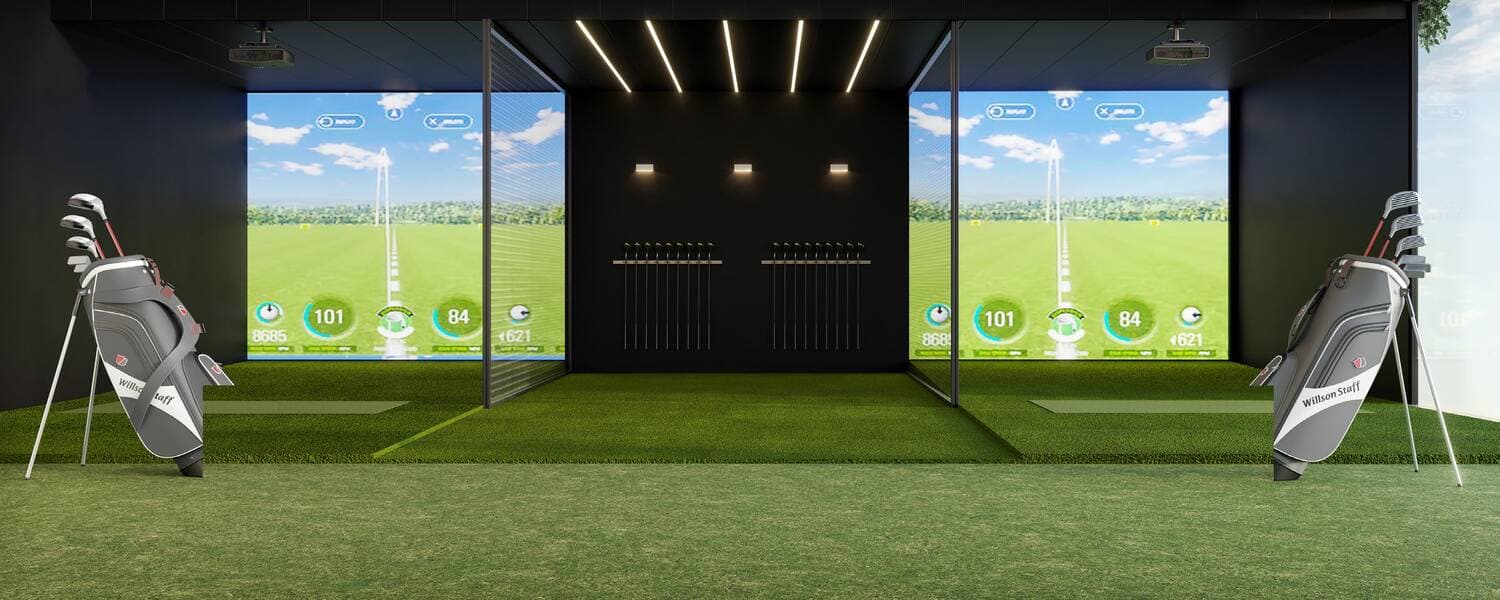 Elano amenity Virtual Golf in Arjan, Dubai, by ORO 24