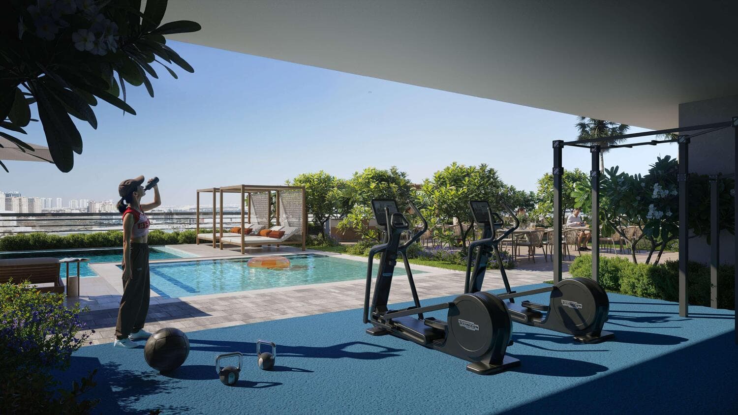 ELAR1S Axis amenity Outdoor Crossfit in JVT (Jumeirah Village Triangle), Dubai, by Object 1
