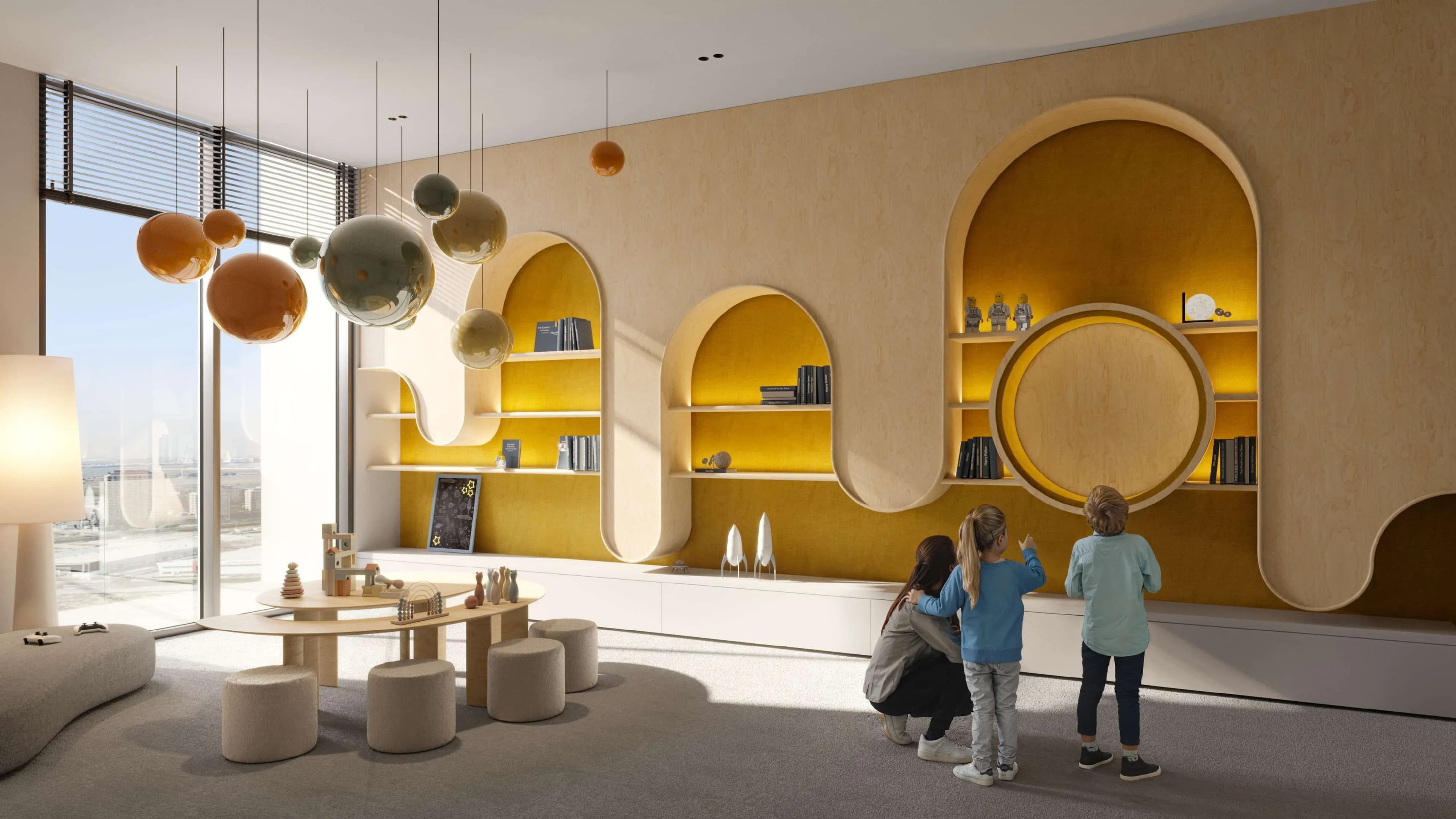 ELAR1S Rise amenity Kids Play Room - Jumeirah Village Circle, Dubai - by Object 1