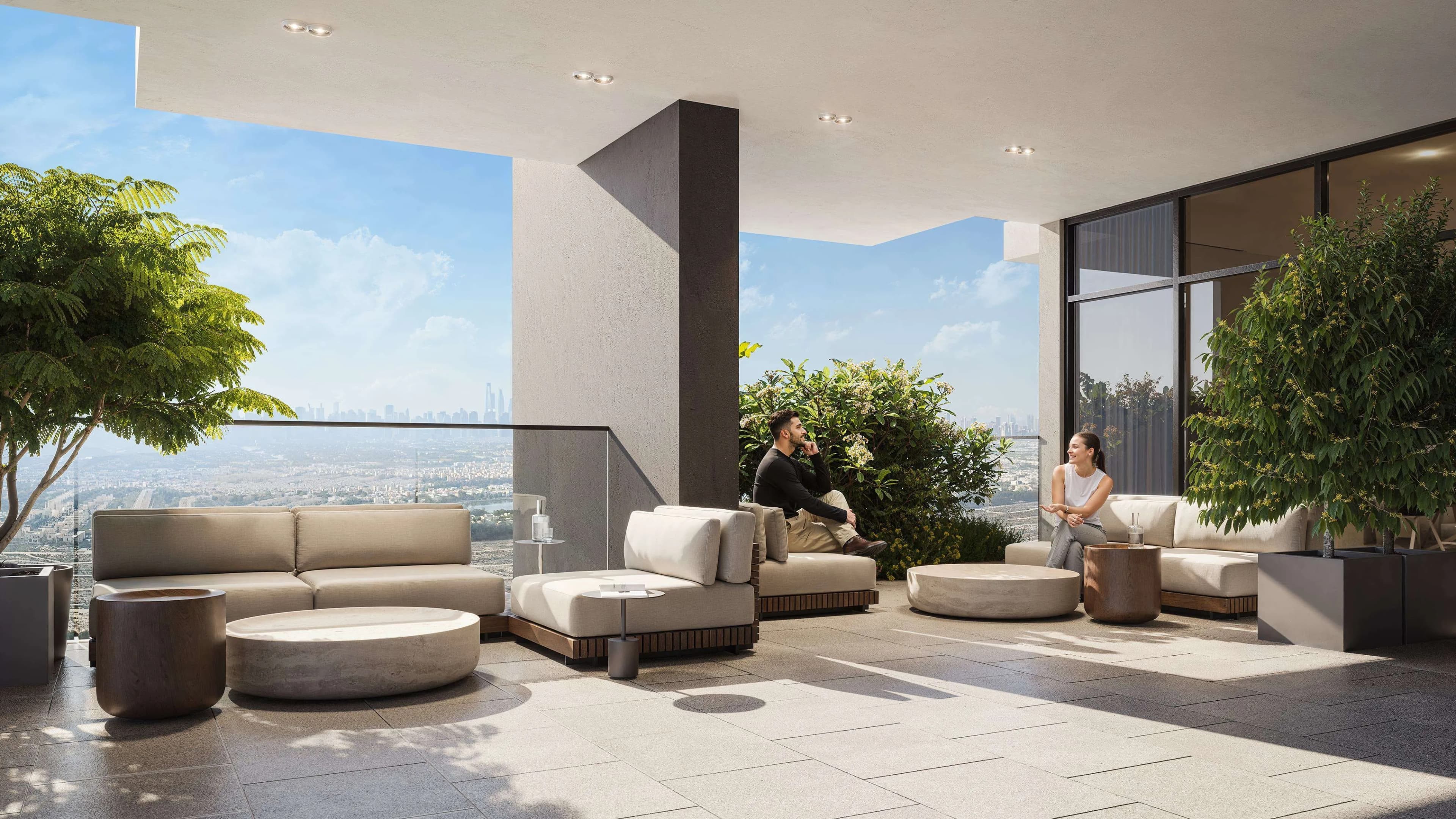 ELAR1S Rise amenity Outdoor Lounge - Jumeirah Village Circle, Dubai - by Object 1