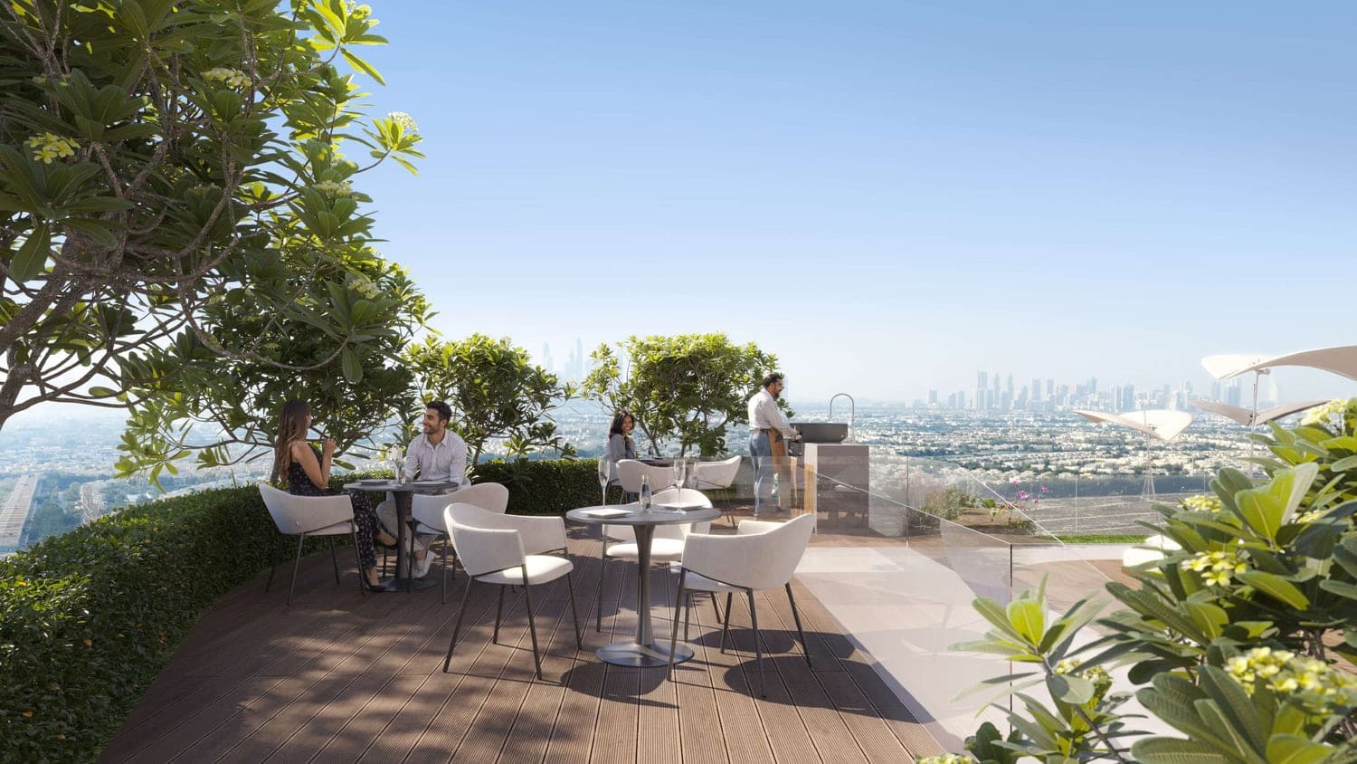 ELAR1S Sky amenity Bbq Area - JVT (Jumeirah Village Triangle), Dubai - by Object 1