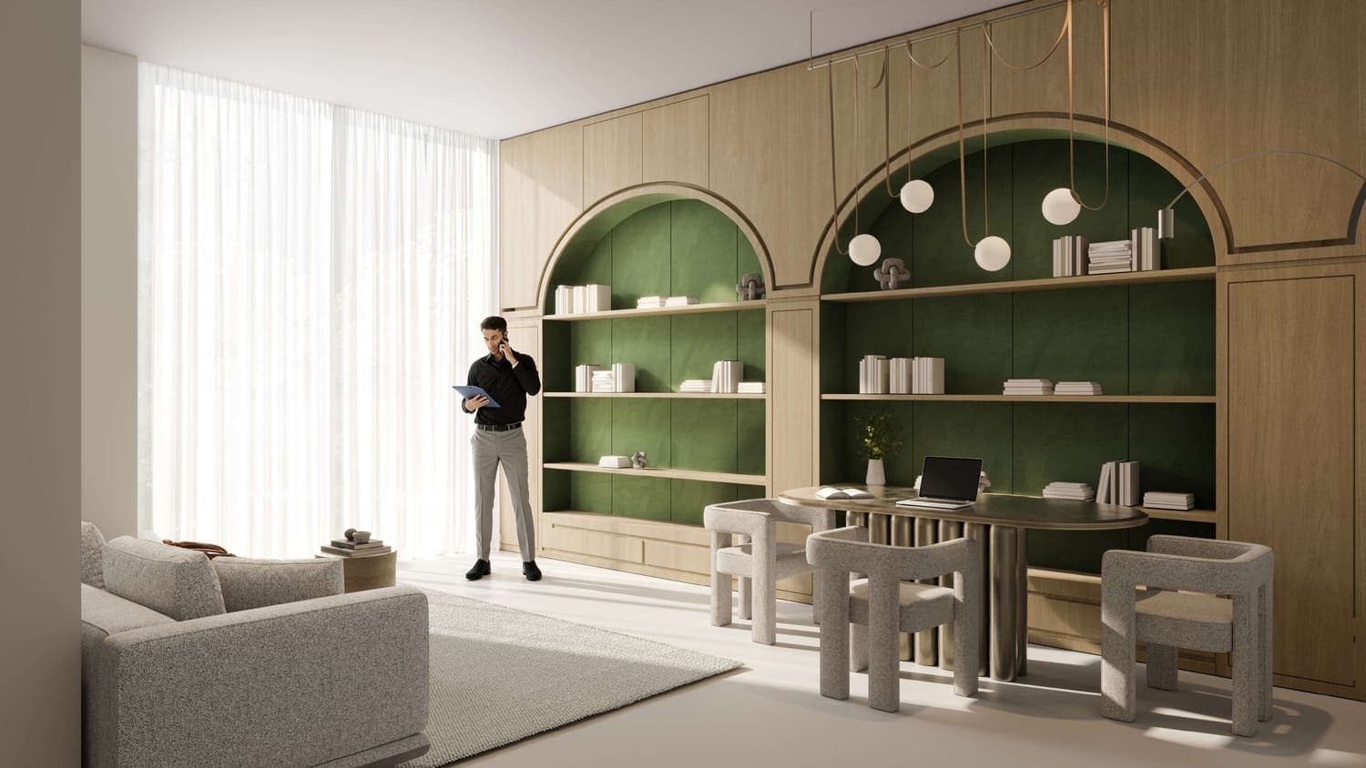 ELAR1S Sky amenity Clubhouse - JVT (Jumeirah Village Triangle), Dubai - by Object 1