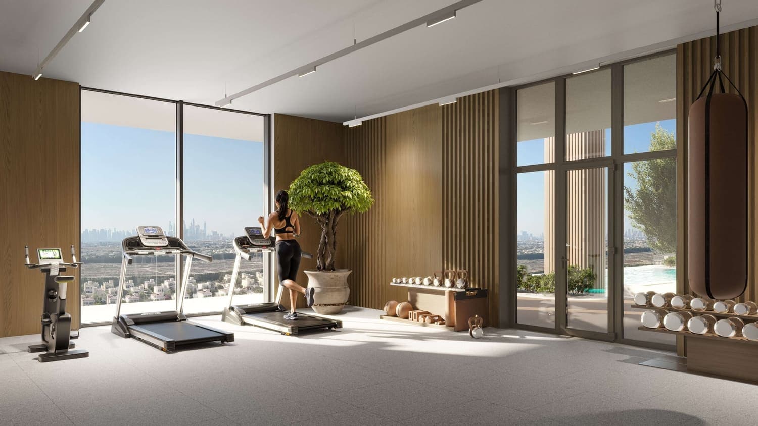 ELAR1S Sky amenity Indoor Gym - JVT (Jumeirah Village Triangle), Dubai - by Object 1