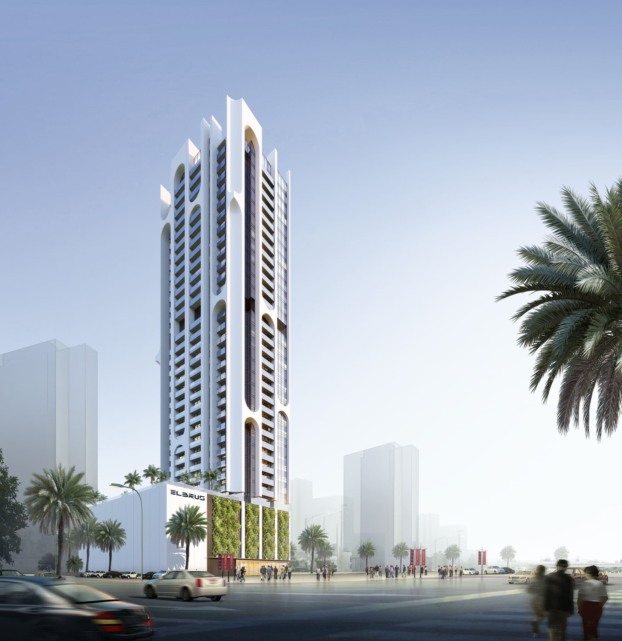 Elbrus exterior view - JVT (Jumeirah Village Triangle), Dubai - by Tiger Group