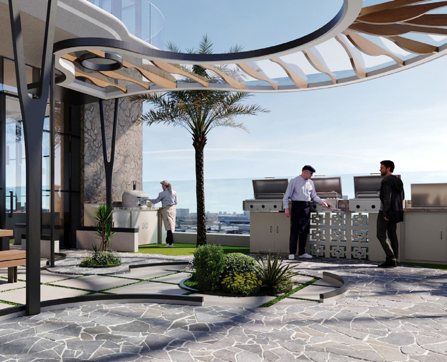 Electra Acube amenity Bbq Area - JVC (Jumeirah Village Circle), Dubai - by Acube Developments