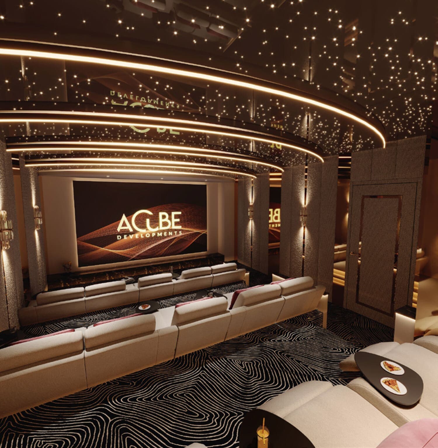 Electra Acube amenity Cinema - JVC (Jumeirah Village Circle), Dubai - by Acube Developments