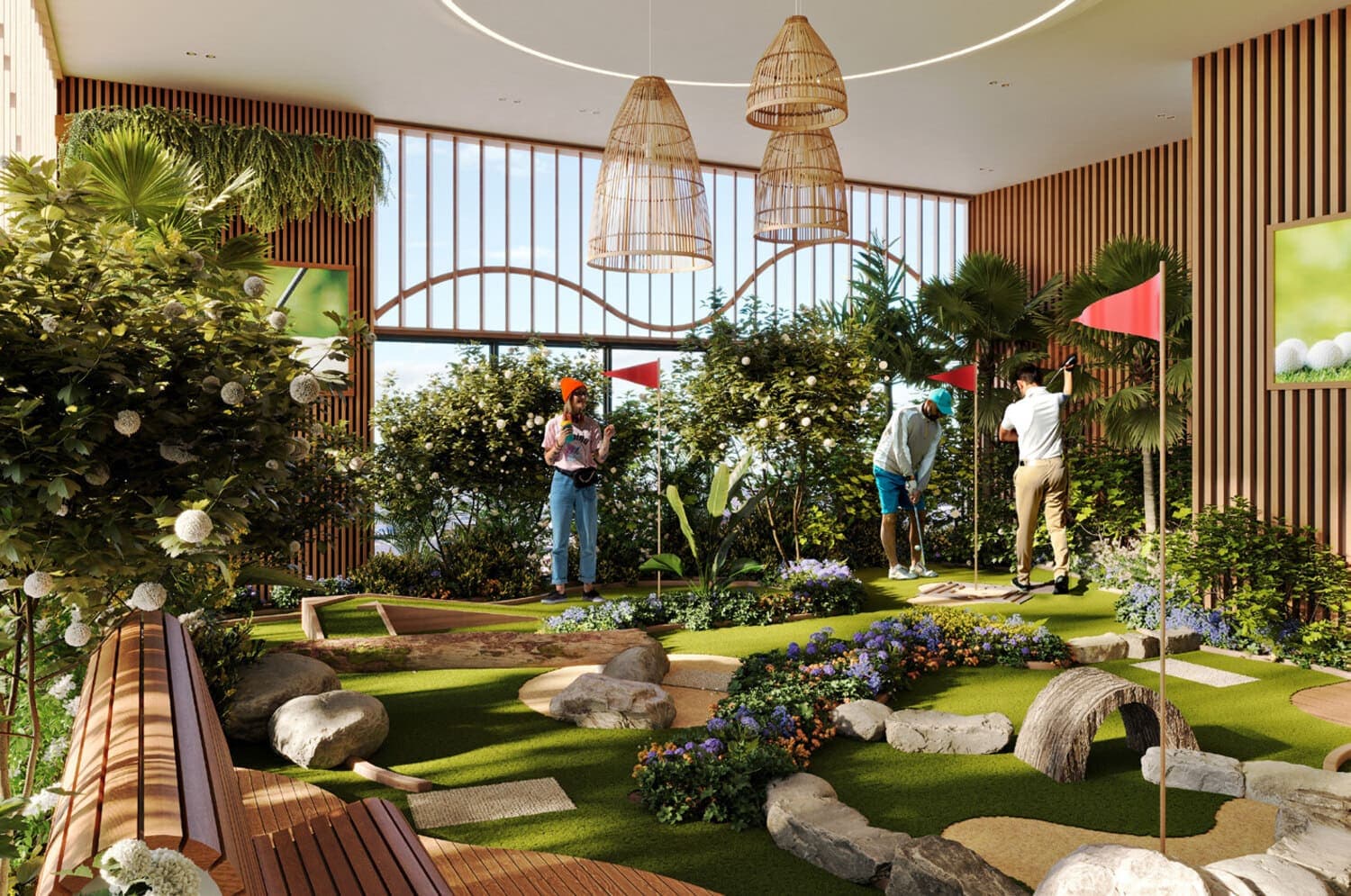 Electra Acube amenity Golf - JVC (Jumeirah Village Circle), Dubai - by Acube Developments