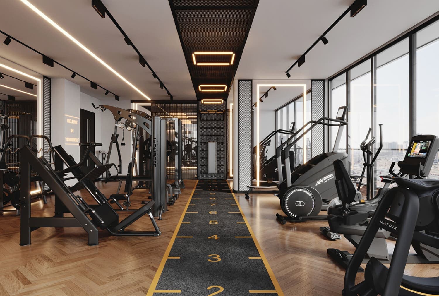 Electra Acube amenity Gym - JVC (Jumeirah Village Circle), Dubai - by Acube Developments